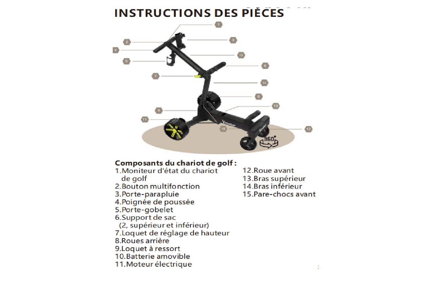 VotreGolf Chariot électrique suiveur – Image 5